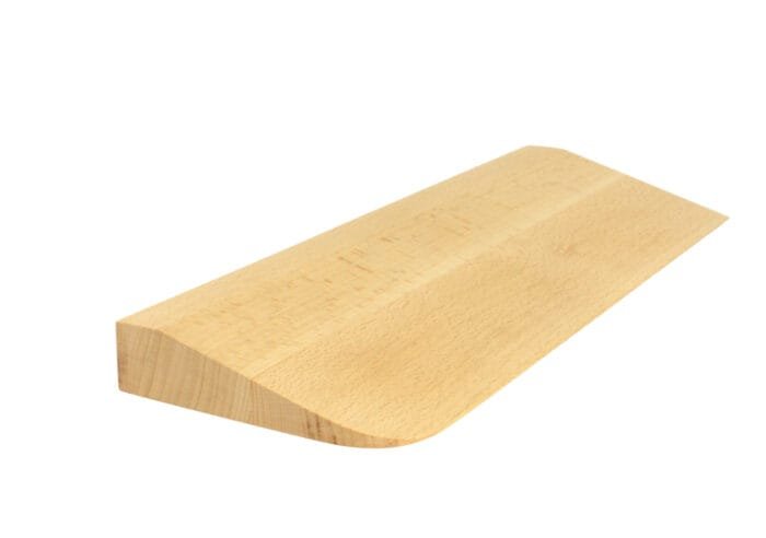 Schwellenrampe aus Holz für Fahrrad, Kinderwagen & Alltag - nach Maß bis 10 cm Höhe – Bild 4