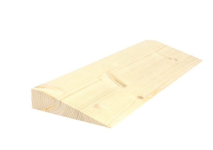 Schwellenrampe aus Holz für Fahrrad, Kinderwagen & Alltag - nach Maß bis 10 cm Höhe – Bild 5