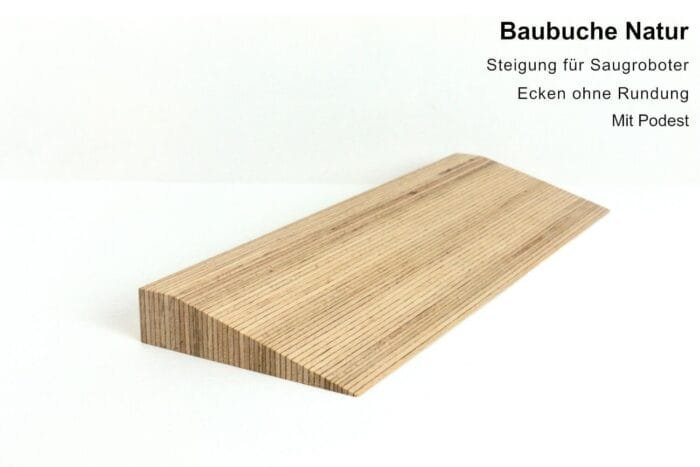 Schwellenrampe aus Holz für Fahrrad, Kinderwagen & Alltag - nach Maß bis 10 cm Höhe – Bild 20