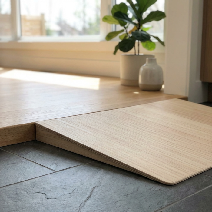 Rollstuhlrampe für Stufen - Maßgefertigt vom Schreiner