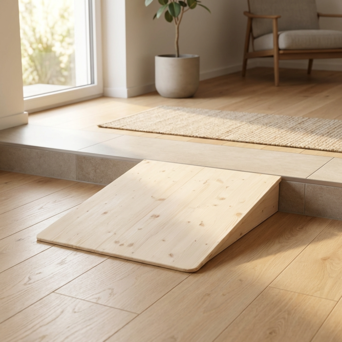 Rollstuhlrampe für Stufen - Maßgefertigt vom Schreiner