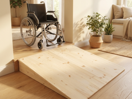 Rollstuhlrampe für Stufen - Maßgefertigt vom Schreiner