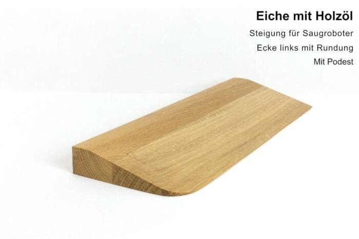 Schwellenrampe aus Holz für Fahrrad, Kinderwagen & Alltag - nach Maß bis 10 cm Höhe – Bild 15