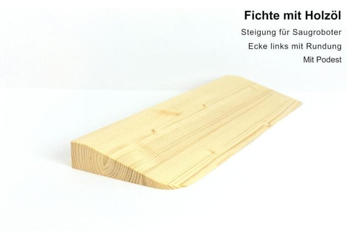 Schwellenrampe aus Holz für Fahrrad, Kinderwagen & Alltag - nach Maß bis 10 cm Höhe – Bild 17