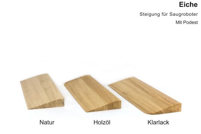 Rampe für Saugroboter aus Holz – Schwellenrampe nach Maß bis 10 cm Höhe – Bild 10