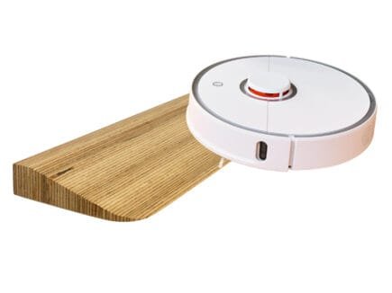 Schwellenrampe aus Massivholz für Saugroboter - maßgefertigt bis 10 cm Höhe