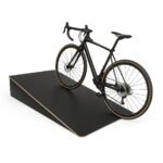 Fahrradrampe aus Holz für Stufen mit Fahrrad Kinderwagen Alltag Rasenmäher Gartenhaus Haustür Stufe - bis 30 cm Höhe