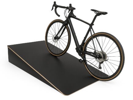 Fahrradrampe aus Holz für Stufen mit Fahrrad Kinderwagen Alltag Rasenmäher Gartenhaus Haustür Stufe - bis 30 cm Höhe