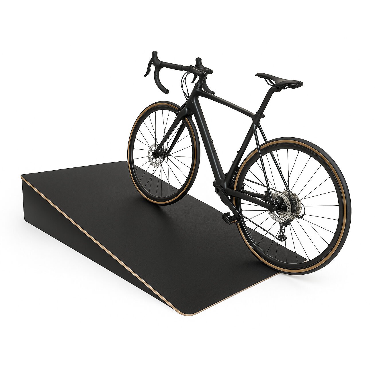 Fahrradrampe aus Holz für Stufen mit Fahrrad Kinderwagen Alltag Rasenmäher Gartenhaus Haustür Stufe - bis 30 cm Höhe