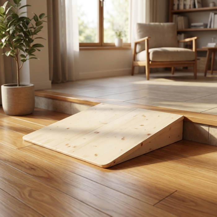 Rollstuhlrampe für Stufen - Maßgefertigt vom Schreiner