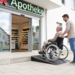 Rampe Stufe Eingang Apotheke